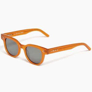AKILA Legacy Sunglasses; Orange-Brown Acetate Frames, Dark Green Lens *LIMITED*